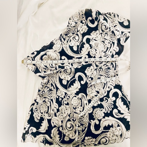 CACHE SILK ONE SHOULDER TOP  Size L - Picture 11 of 16